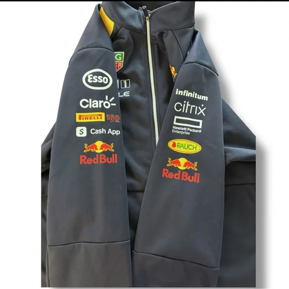 NWOT Puma Red Bull Racing Soft Shell Formula One Jacket Size XL - Picture 4 of 6